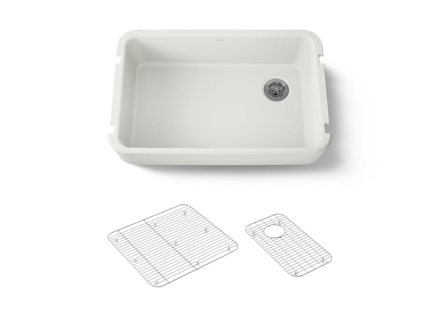 KOHLER - Ironridge® 36  Sgl Basin Tall Apron Frt DUNE 24268-NY