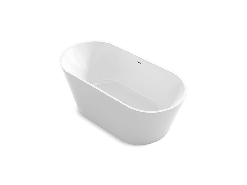 KOHLER - Evok® 66  Oval Freestanding Bath White 25165-0