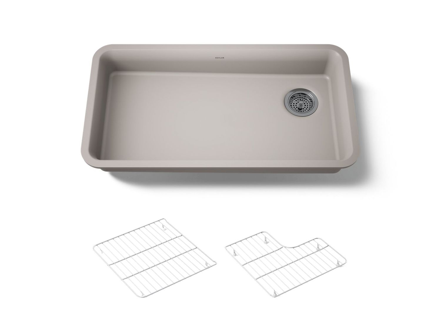 KOHLER - Neoroc Cairn® 33  Sgl Basin Ada Sink MATTE TAUPE 27785-CM3
