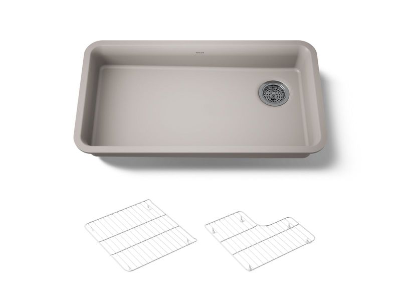 KOHLER - Neoroc Cairn® 33  Sgl Basin Ada Sink MATTE TAUPE 27785-CM3