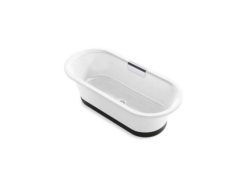 KOHLER - Volute Oval 63  W Base White 29326-0B7-0
