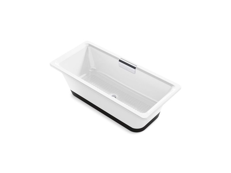 KOHLER - Volute Rect 63  W Base White 29328-0B7-0