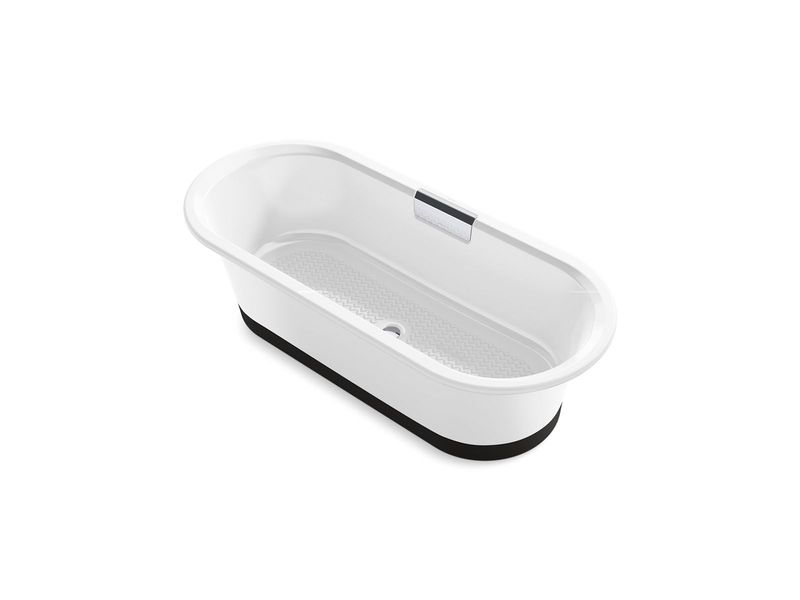 KOHLER - Volute Oval  70-7/8  W Base White 29330-0B7-0