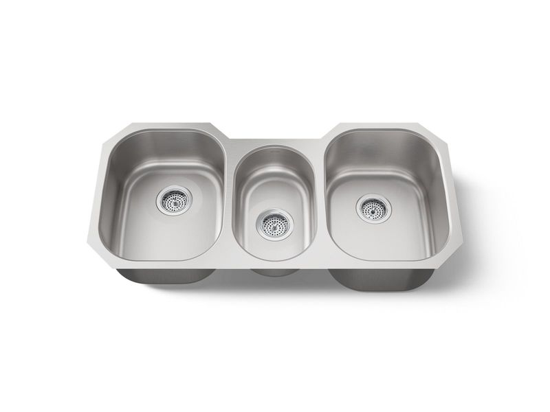 KOHLER - Undertone® Triple Ss Sink, Rh NA 3166-NA