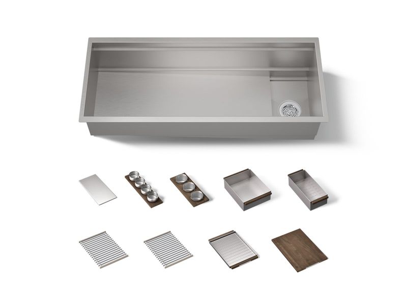 KOHLER - 48  Sink W/ Accessory Bundle NA 37907-WAL-NA