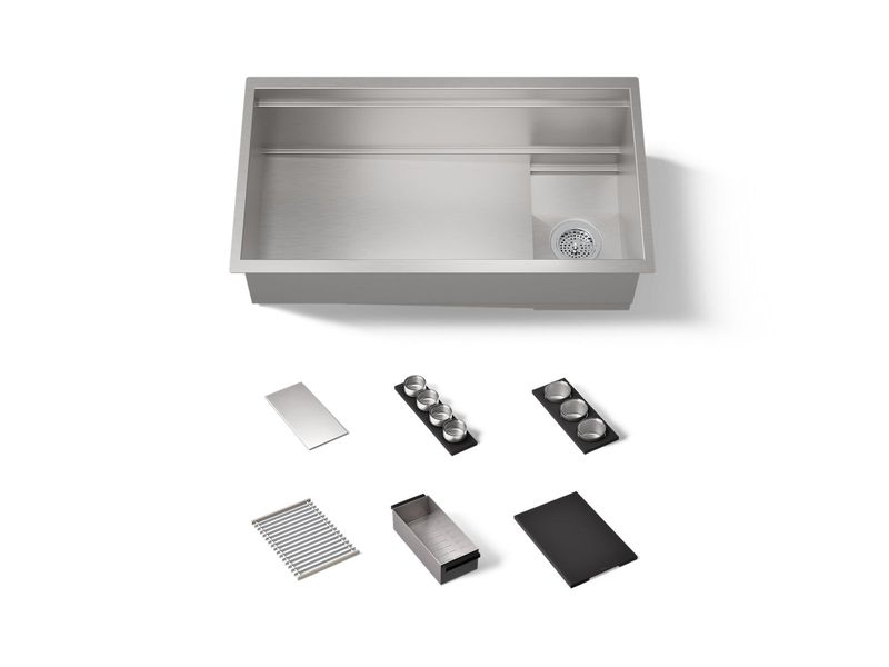 KOHLER - 36  Sink W/ Accessory Bundle NA 37908-PAP-NA