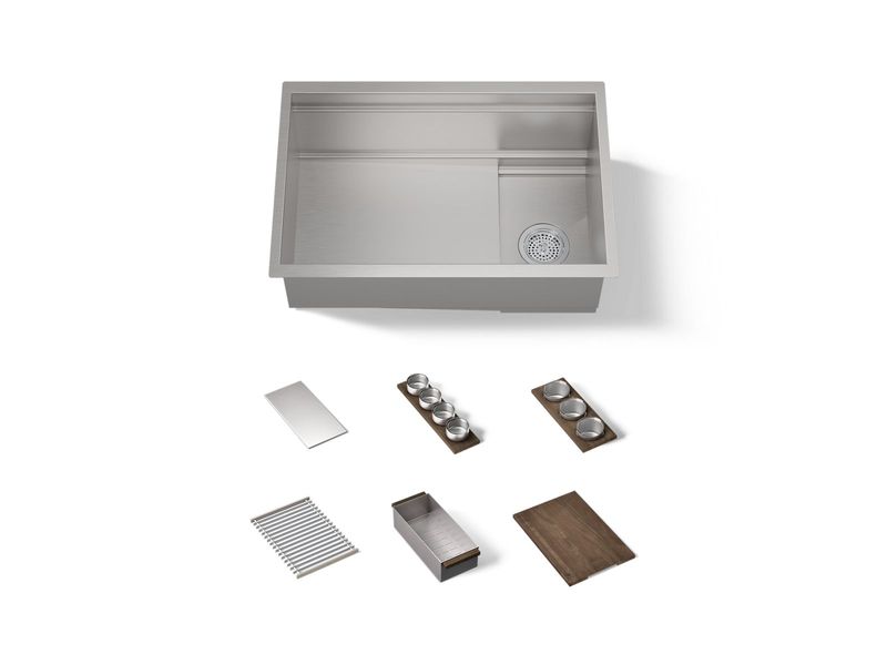 KOHLER - 30  Sink W/ Accessory Bundle NA 37911-WAL-NA
