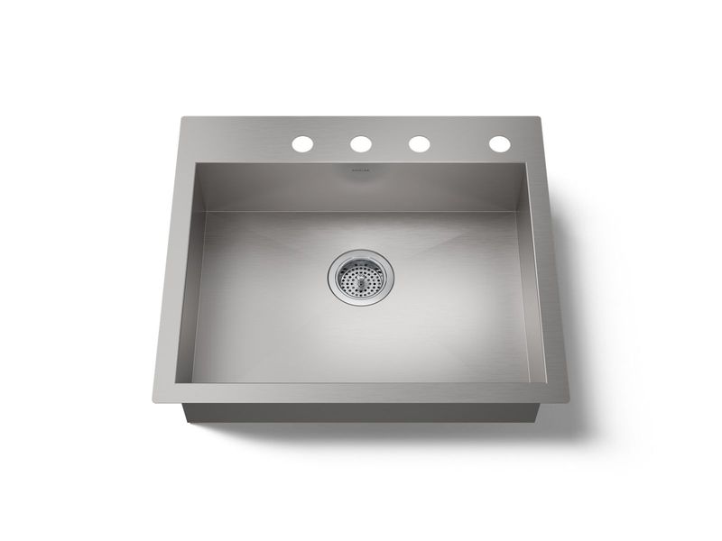 KOHLER - Vault™ Single Basin Sink, 4 Hole NA 3894-4-NA