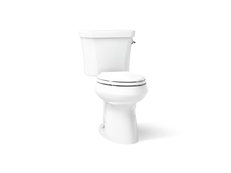 KOHLER - Highline®Rh Dual Flush 10  Ri Toilet, Eb White 6393-RA-0