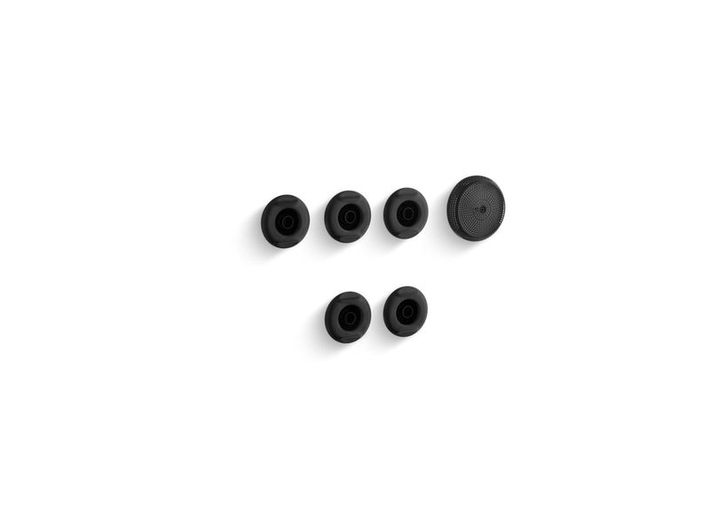 KOHLER - Whirlpool Trim Kit, 5 Jet BRUSHED BLACK PVD 9695-BKB