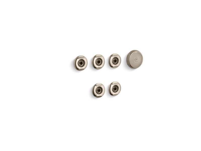 KOHLER - Whirlpool Trim Kit, 5 Jet VIBRANT BRUSHED BRONZE 9695-BV