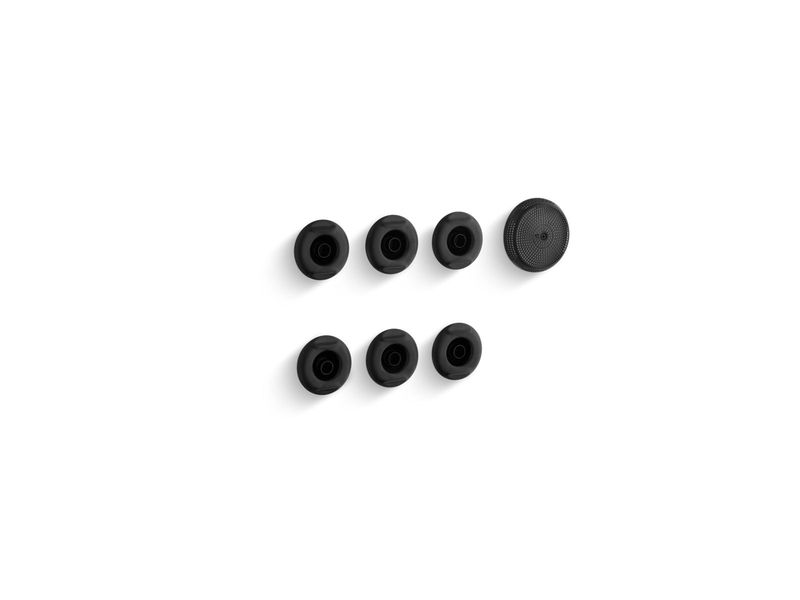 KOHLER - Whirlpool Trim Kit, 6 Jet BRUSHED BLACK PVD 9696-BKB