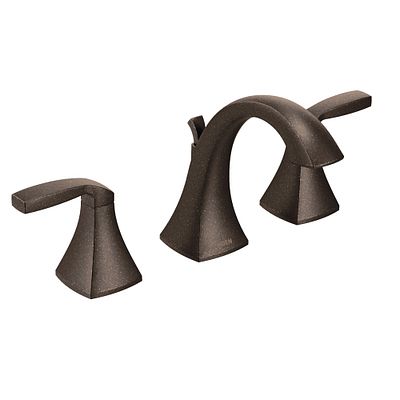 MOEN - Voss Two-Handle High Arc Bathroom Faucet Oil Rubbed Bronze T6905ORB