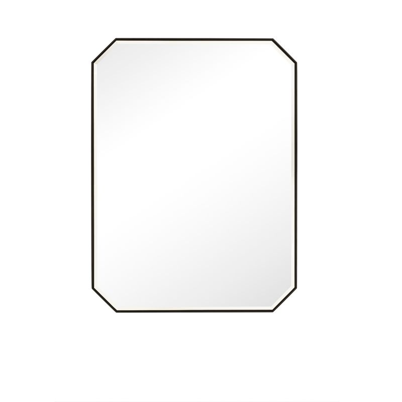 JAMES MARTIN - Rohe 30" Octagonal Mirror, Matte Black 715-MO30-MB