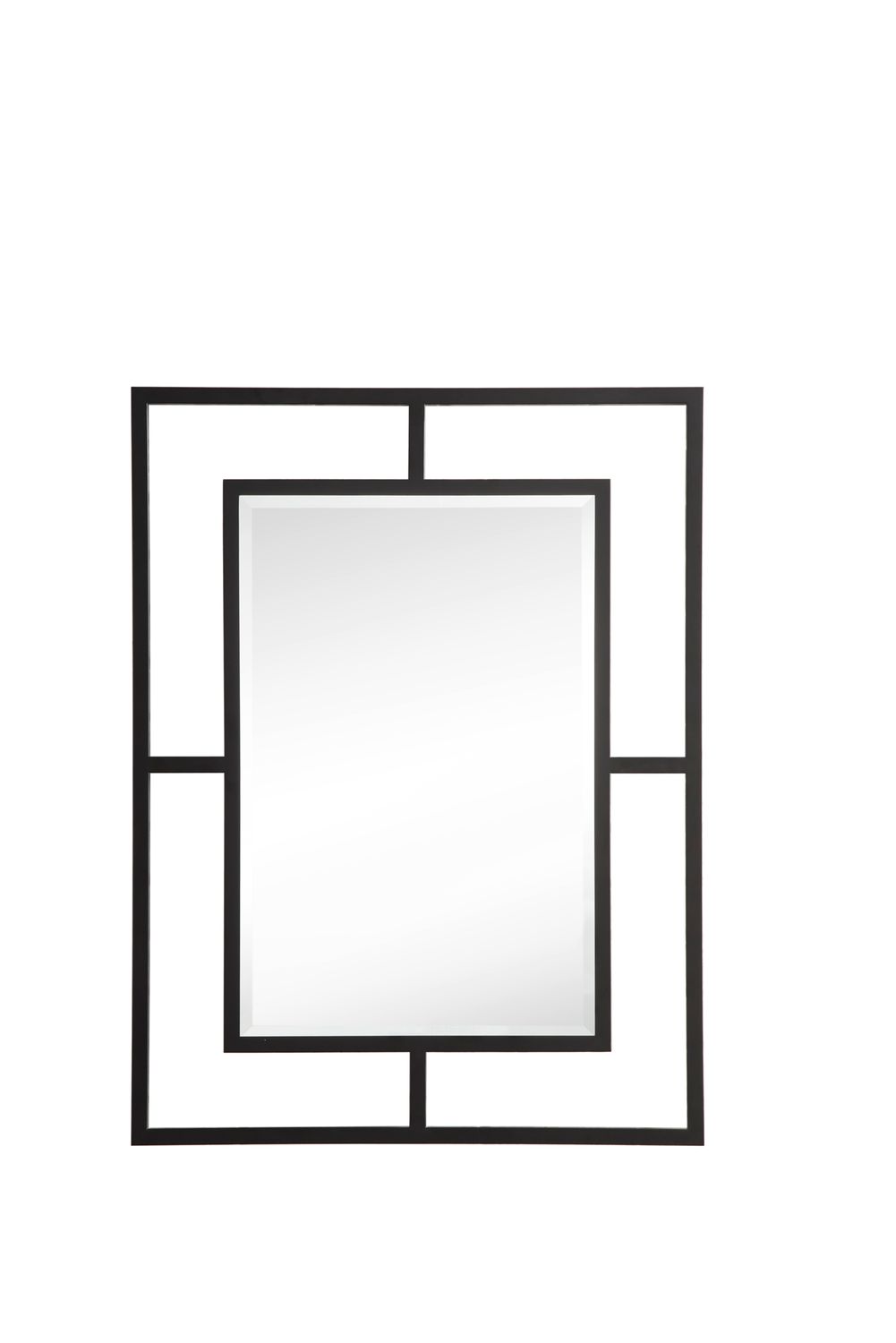 JAMES MARTIN - Boston 30" Rectangular Mirror, Matte Black 105-M30-MBK