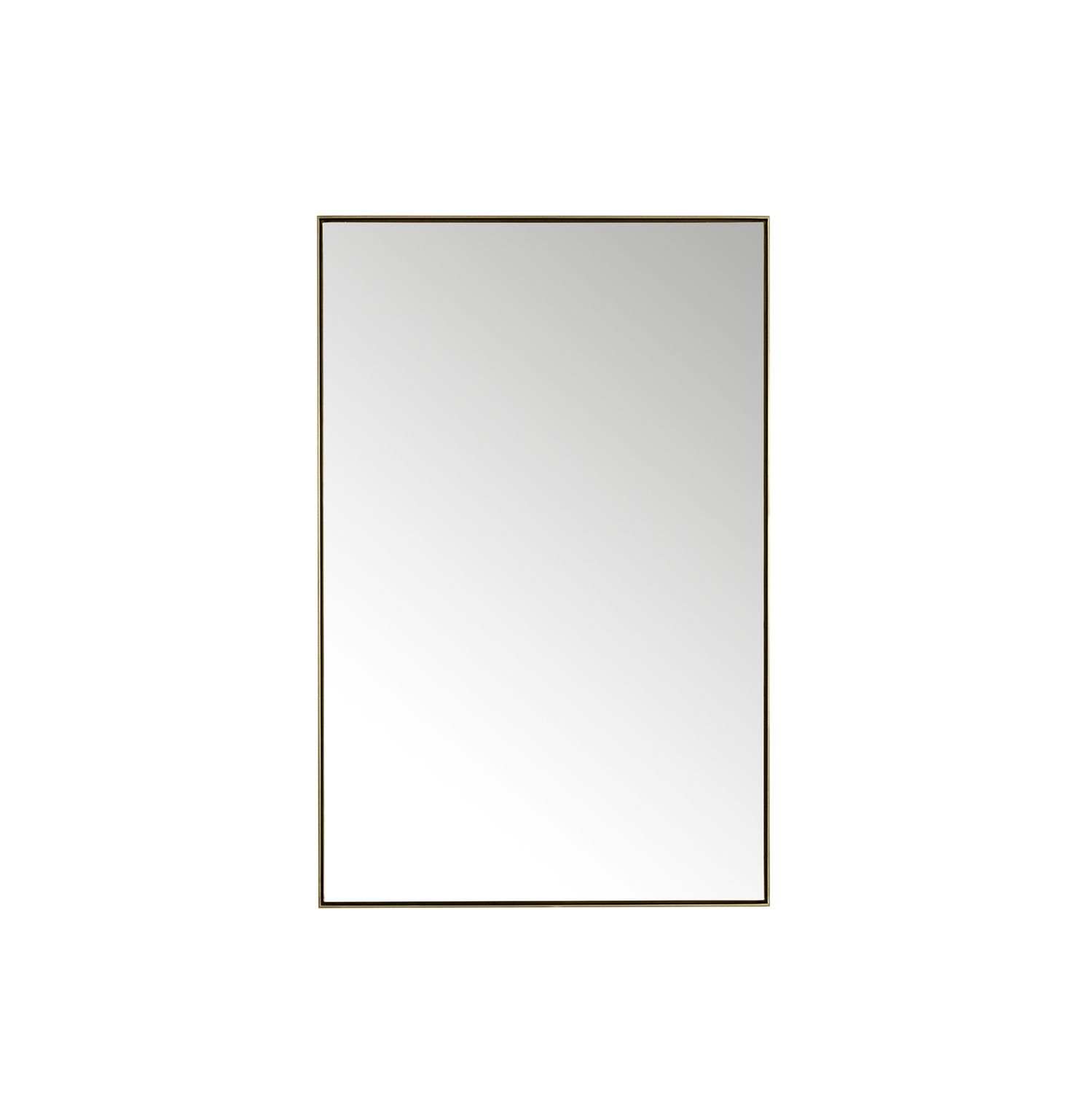 JAMES MARTIN - Rohe 26" Rectangular Mirror, Champagne Brass 715-M26-CB