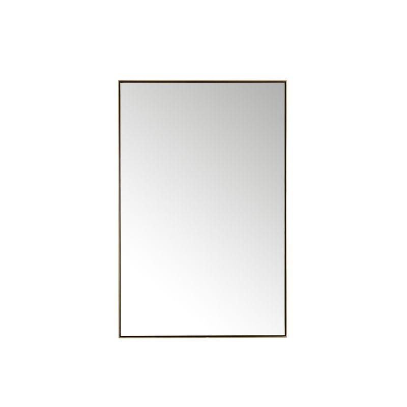JAMES MARTIN - Rohe 26" Rectangular Mirror, Champagne Brass 715-M26-CB