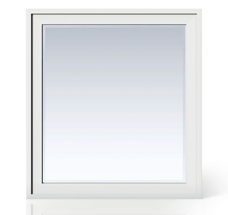 JAMES MARTIN - Addison 36" Rectangular Mirror, Glossy White E444-M36-GW