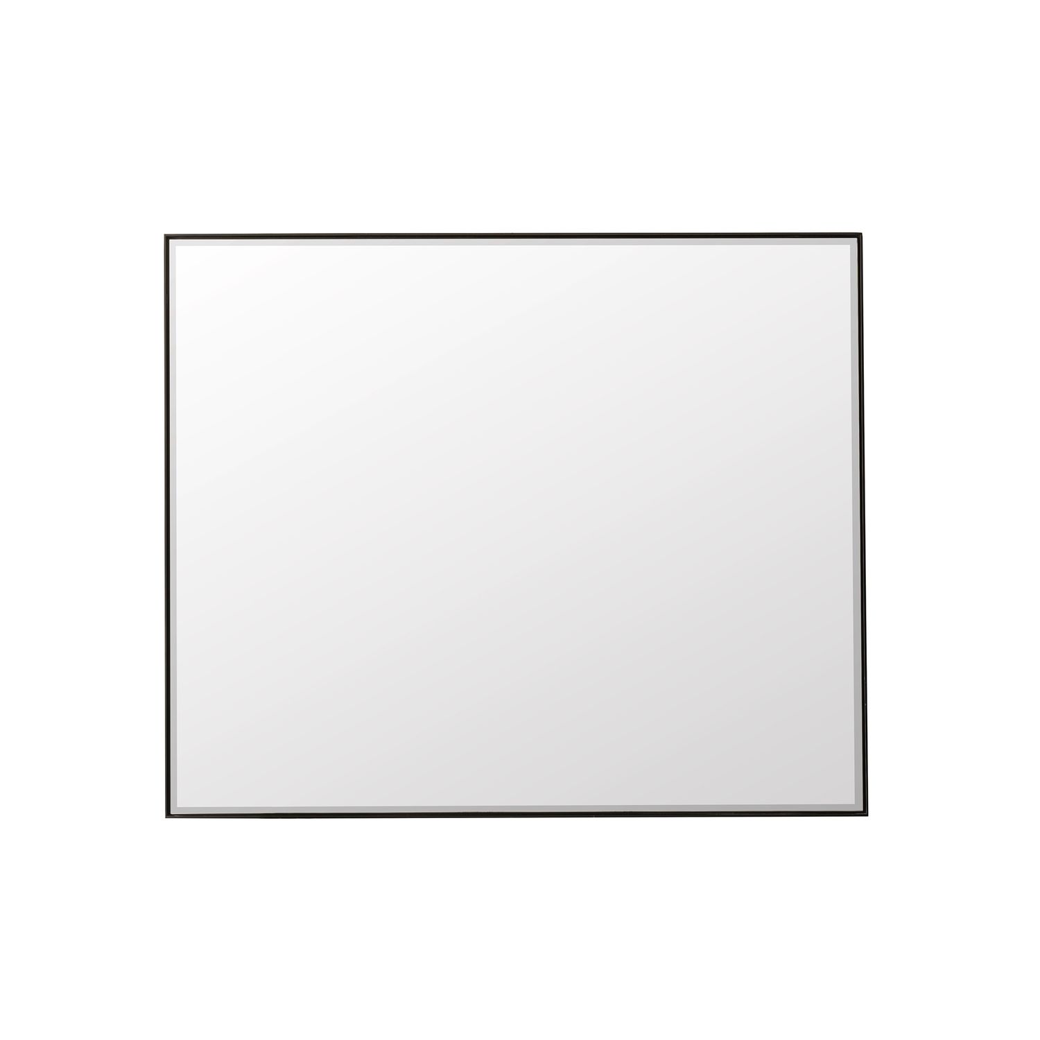 JAMES MARTIN - Rohe 48" Rectangular Mirror, Matte Black 715-M48-MB