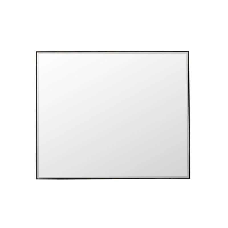 JAMES MARTIN - Rohe 48" Rectangular Mirror, Matte Black 715-M48-MB