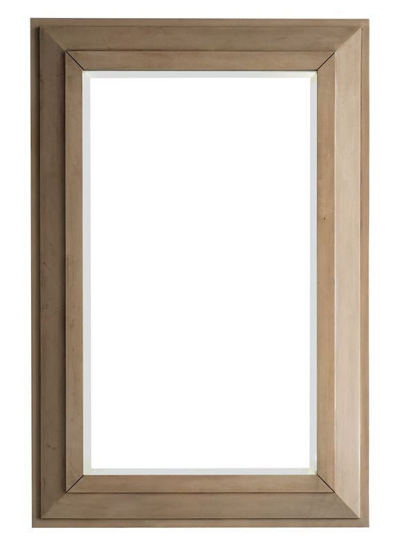 JAMES MARTIN - Portland 28" Rectangular Mirror, Whitewashed Walnut 620-M28-WW