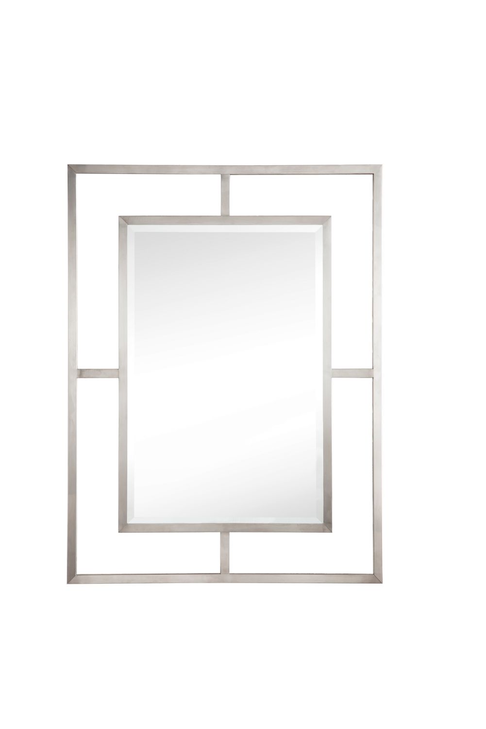 JAMES MARTIN - Boston 30" Rectangular Mirror, Brushed Nickel 105-M30-BNK
