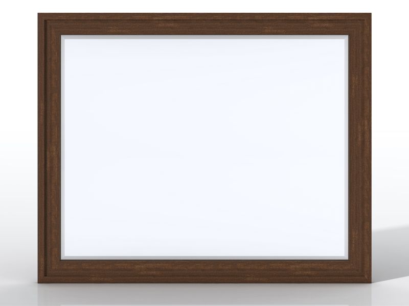 JAMES MARTIN - Addison 48" Rectangular Mirror, Mid-Century Acacia E444-M48-MCA