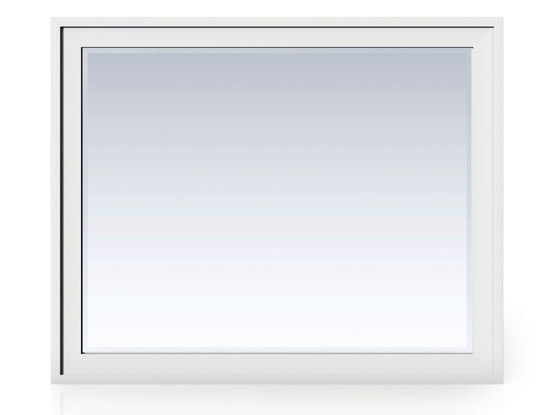 JAMES MARTIN - Addison 48" Rectangular Mirror, Glossy White E444-M48-GW