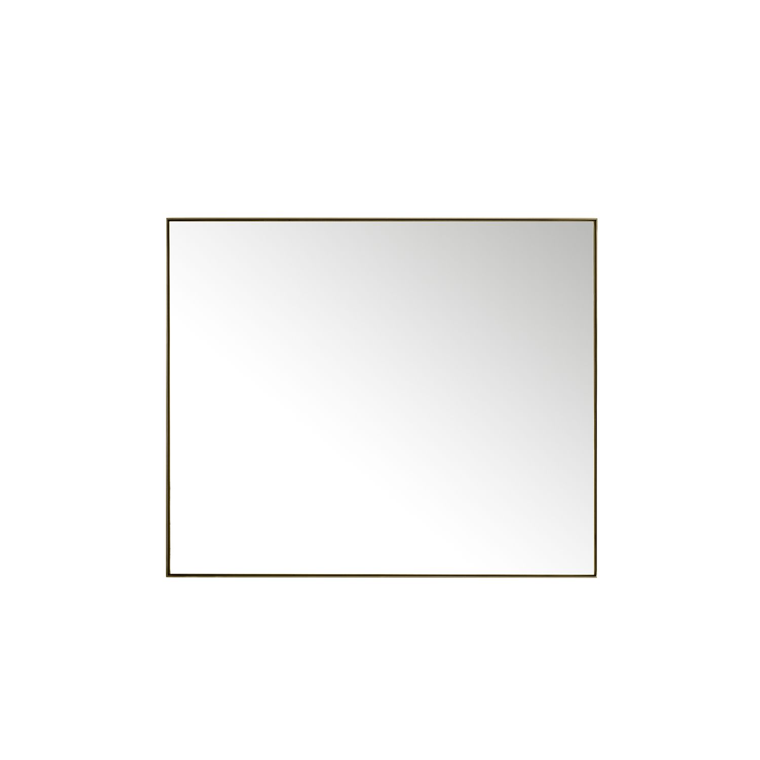 JAMES MARTIN - Rohe 48" Rectangular Mirror, Champagne Brass 715-M48-CB