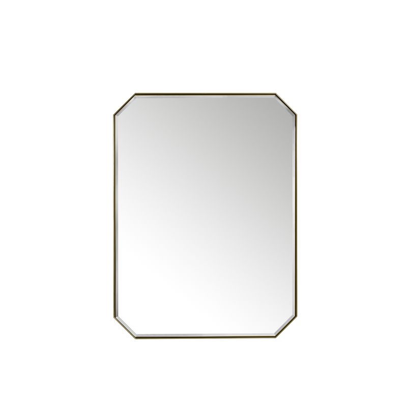 JAMES MARTIN - Rohe 30" Octagonal Mirror, Champagne Brass 715-MO30-CB
