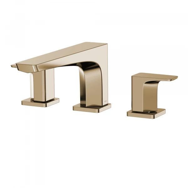 TOTO - GE Three-hole Roman Tub Filler Trim Polished French Gold TBG07201U#PFG