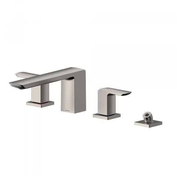 TOTO - GR Four-Hole Roman Tub Filler Trim Polished Nickel TBG02202U#PN
