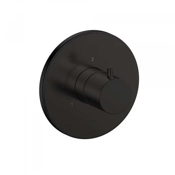 TOTO - Two-way Diverter Trim - Round Matte BlackTBV01103U#MBL