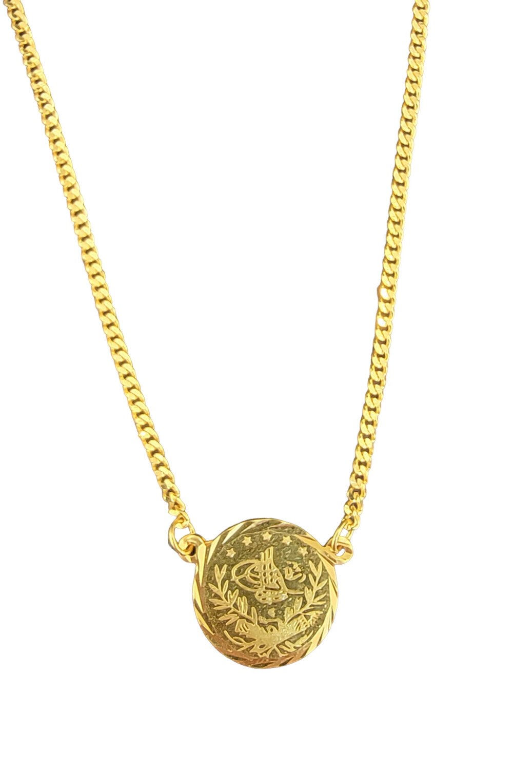 21K Coin Necklace