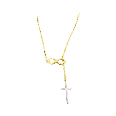 21K Ladies Cross Necklace