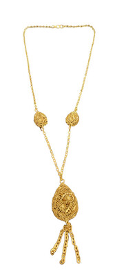 21K Pear Necklace