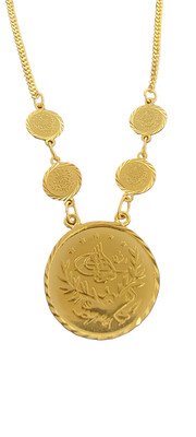 21K Light Coin Necklace