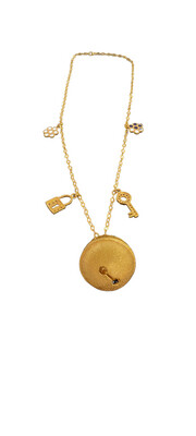 21K Bell Charm Necklace