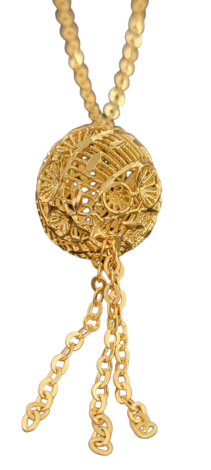 21K Pear Necklace