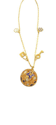 21K Bell Charm Necklace