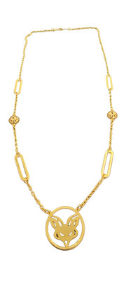 21K Fox Necklace
