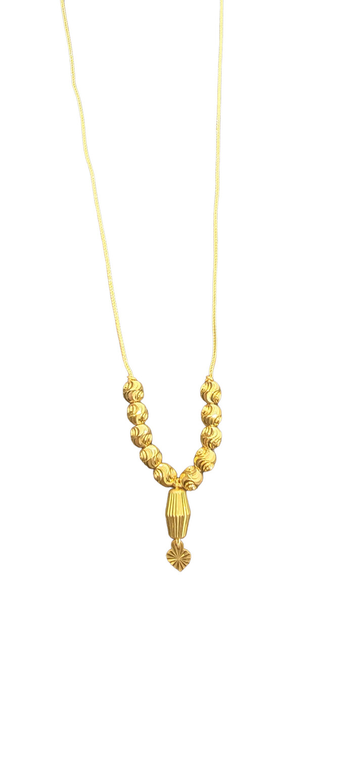 21K Ball Necklace 1035