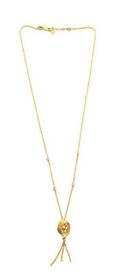 21K Three-Tone Fine Necklace