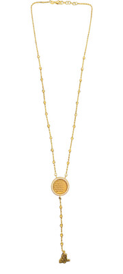 21K Allah/ Ayat Al Kursi Beaded necklace