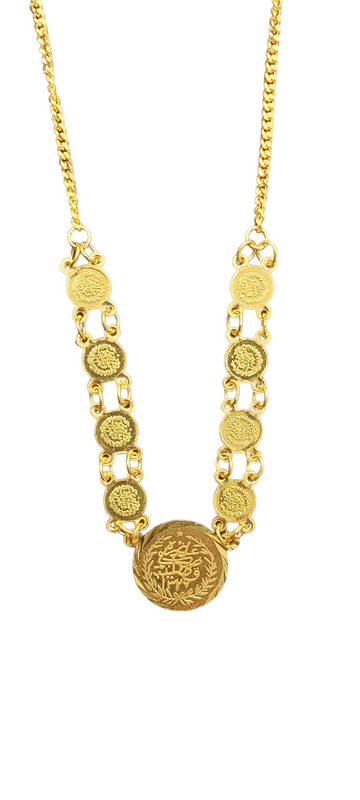 21K Multi-Coin Necklace