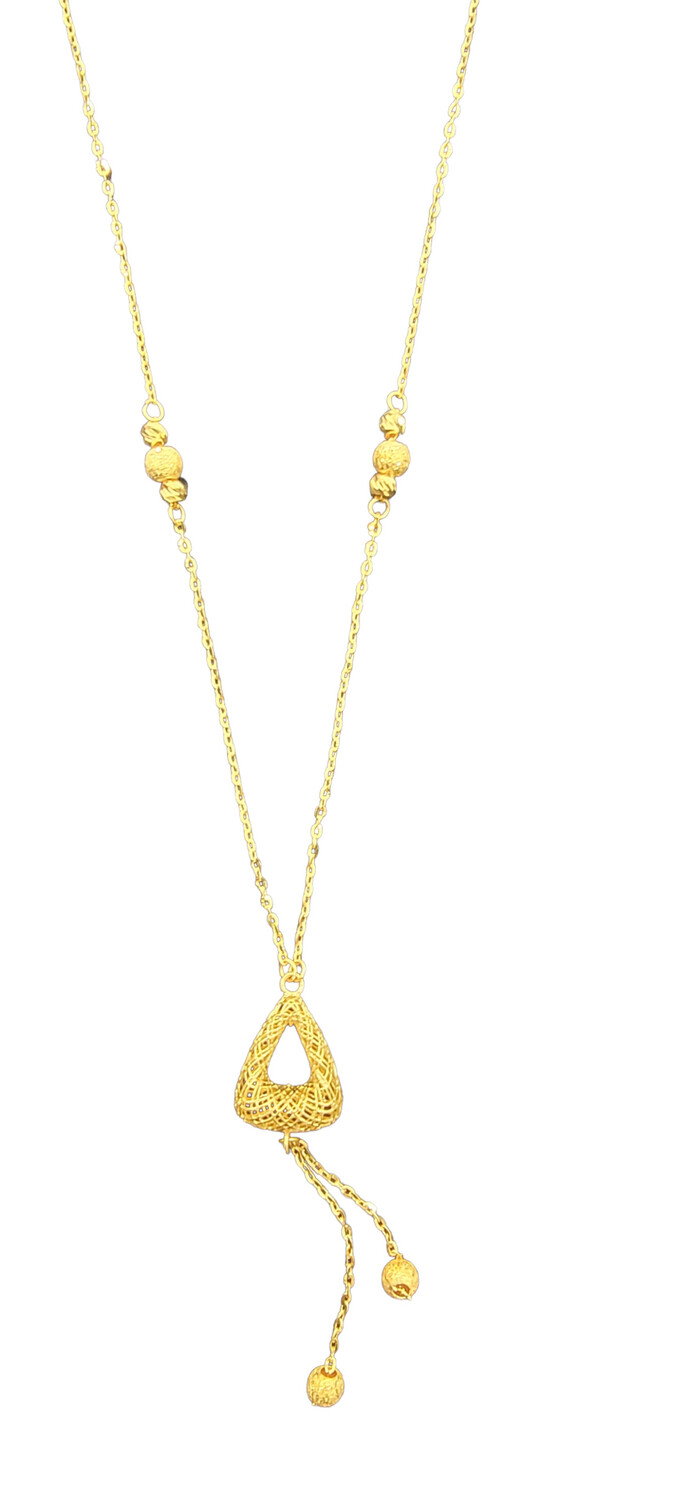 21K Fusion Net Necklace