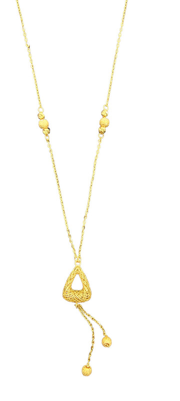 21K Fusion Net Necklace