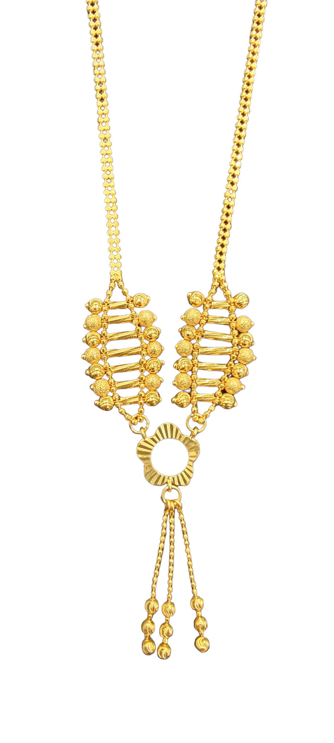 Gold necklace deals 21k