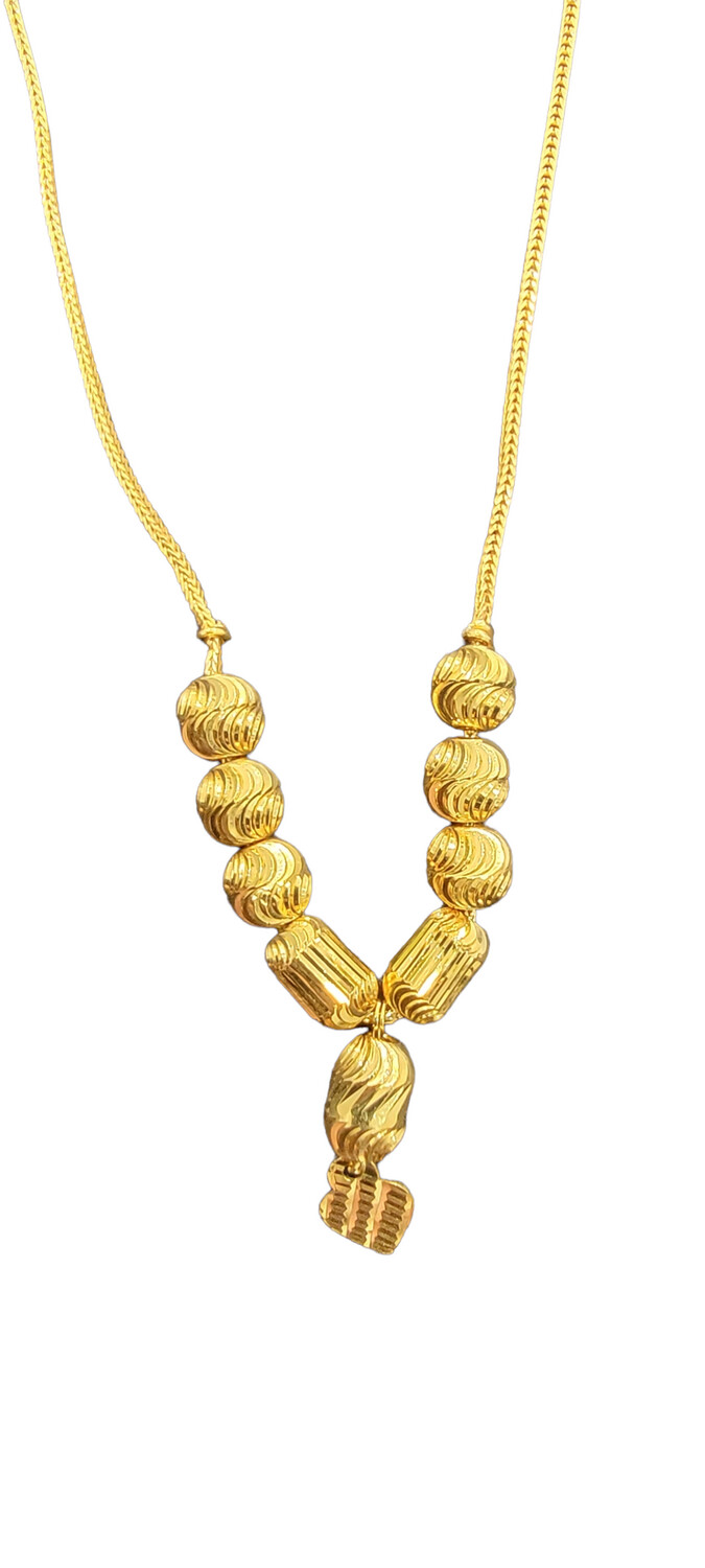 21K Ball Necklace 1056