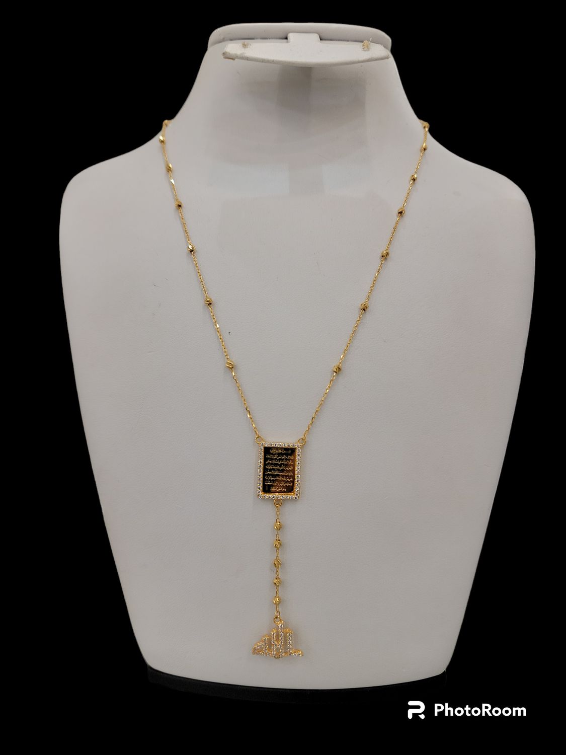 21K Square Shape Necklace